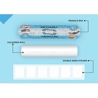 Inkmeo Learn About Vehicles Reusable Colouring Roll